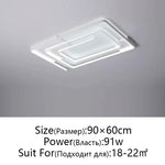 Modern Nordic Art LED Ceiling Lamp for Bedroom & Study