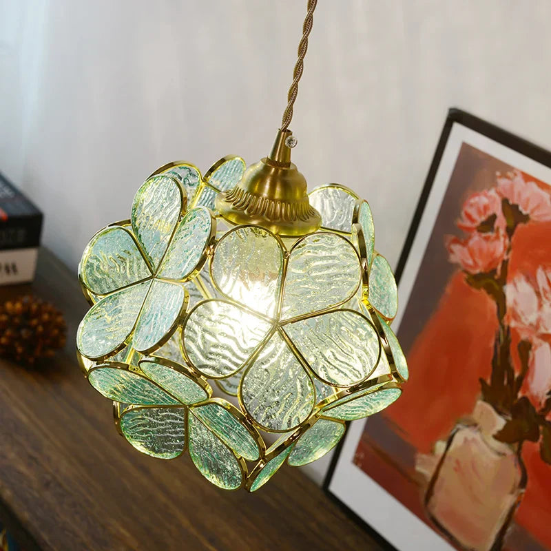 Glass Copper LED Pendant Lamp | Nordic Modern Luxury Hanging Light