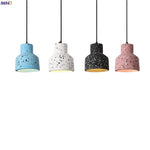 Terrazzo LED Pendant Lamp: Minimalist Nordic Design for Bedroom, Dining, Living Room