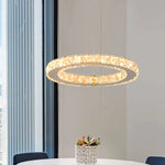 Luxury Crystal Dimmable Chandelier Pendant Light for Living Dining Room
