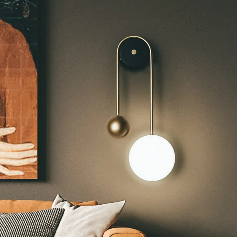Modern Nordic Wall Sconce for Living Room Bed Room LED Wall Light