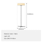 Nordic LED Floor Lamp - Minimalist Design for Living Room, Bedroom, and Reading