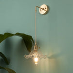 Nordic Glass LED Wall Lamps Copper Arm Wandlamp