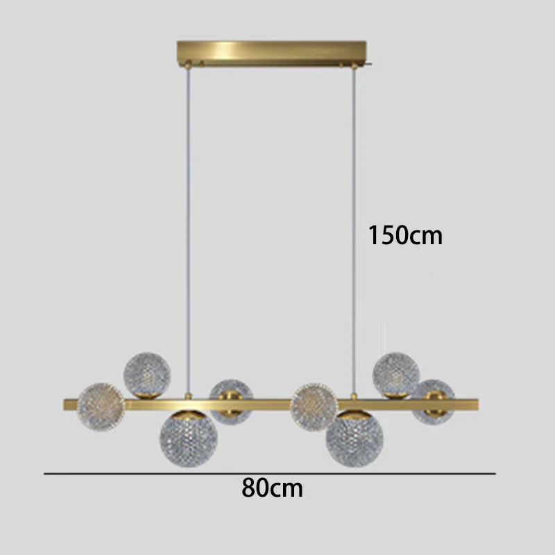Modern Pendant Chandeliers for Dining Room Ceiling Lighting
