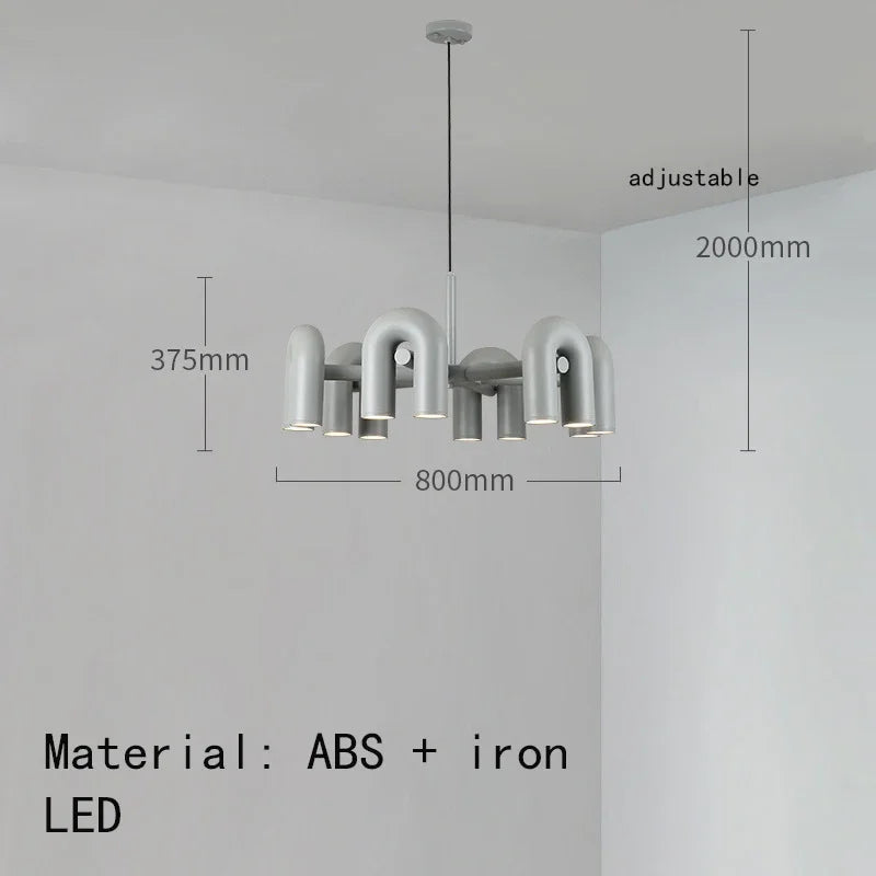 Modern LED Chandelier for Living & Dining Room.
