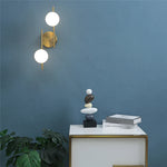 Glass Ball LED Wall Light: Modern Indoor Bedroom Lamp for Home Decor