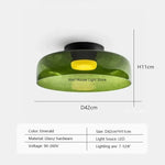 Glass Ceiling Chandelier - Luxury Nordic LED Ceiling Lamp