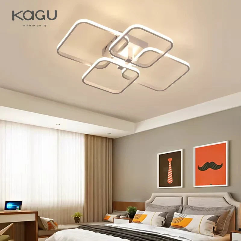 LED Ceiling Light: Modern Dimmable Fixture for Home Living Room, Bedroom, Dining Room