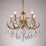Crystal Chandelier Gold Chrom Nordic LED Luxury Lighting