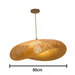 Bamboo Suspension Pendant Light Chandelier by for Kitchen Living Dining Room