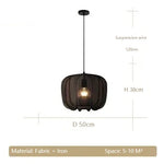 Plumeria Lantern Pendant Light: Minimalist French Country Fabric Lamp for Dining Staircase & Kitchen Island.