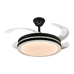 Crystal Light Ceiling Fan with Remote Control – Modern Chandelier Vintage Style