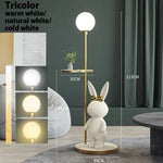 Rabbit LED Floor Lamp for Kids Room Nordic Modern Style