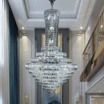 Crystal Chandelier: Luxury Modern Staircase & Living Room, Hotel & Villa Lighting