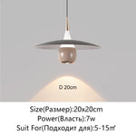 Saucer LED Pendant Lamp for Home Decor and Dining, Designer UFO Light