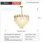 Post-Modern Light Luxury Chandelier for Living Room, Dining Room, and Bedroom