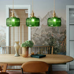 Glass Pendant Chandelier: Modern Nordic Ceiling Light for Dining Room, Kitchen Island, and Home Decor