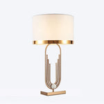 Brass Table Lamp: Modem Luxury Antique Gold Lighting for Home Decor & Office Room