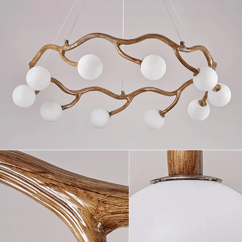 Modern LED Pendant Chandeliers for Indoor Living and Dining Room Lighting