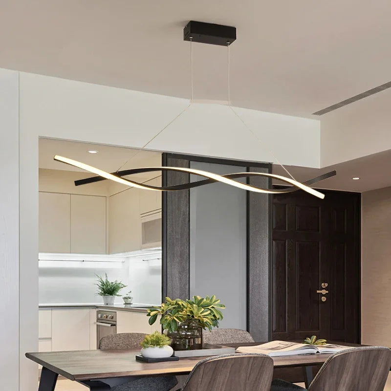 Modern Dimmable LED Pendant Lights for Kitchen Dining Office Chandelier