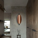 Wood Grain Wall Sconce LED Light for Living Room Bedroom Stairway Corridor
