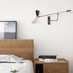 Nordic Long Arm Wall Light Sconce with Adjustable Study Reading Lamp