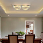 Crystal Ceiling Chandelier: Luxury LED Pendant Lighting for Modern Living Room Decor