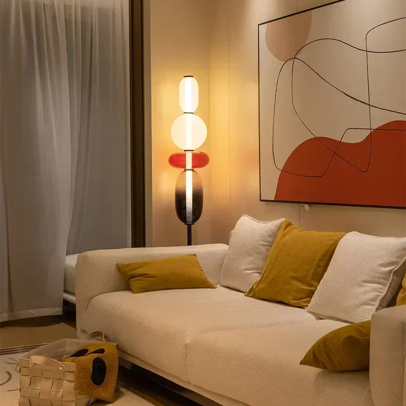 Glass Floor Lamp LED Table Light - Italian Design High Quality