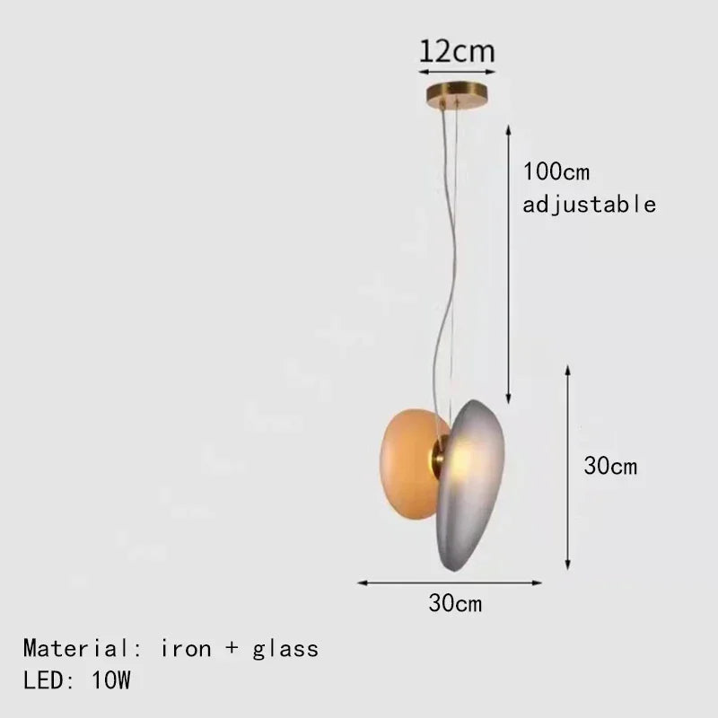 Nordic LED Pendant Chandelier for Dining Kitchen Study Bedroom Lighting