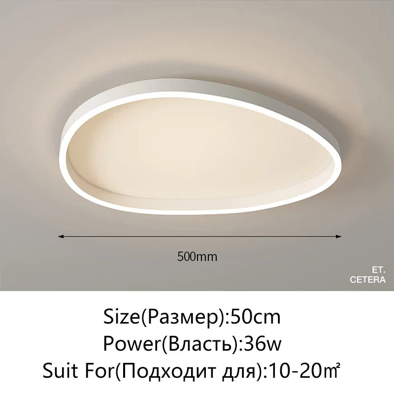 Modern Brushed Rings LED Chandelier Ceiling Light for Living Room Bedroom