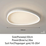 Modern Brushed Rings LED Chandelier Ceiling Light for Living Room Bedroom