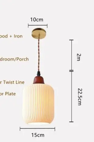 Green Glass Pendant Light for Bedroom, Dining, and Living Room
