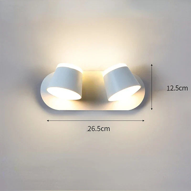 Nordic LED Wall Lamp for Bedroom Study Living Room Indoor Sconce Lighting