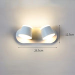 Nordic LED Wall Lamp for Bedroom Study Living Room Indoor Sconce Lighting