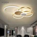Modern LED Chandelier with Remote Control for Living Room & Bedroom Lighting