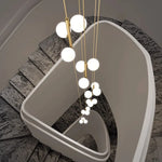Nordic Home Decoration Stair Chandelier Living Room Dining Pendant Lights Ceiling Light Indoor Lighting