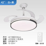 Invisible Ceiling Fan with LED Light, Retractable Blades, Remote Control