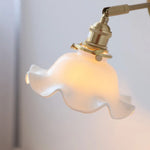 Ceramic LED Wall Lights with Pull Chain Switch for Bathroom Mirror