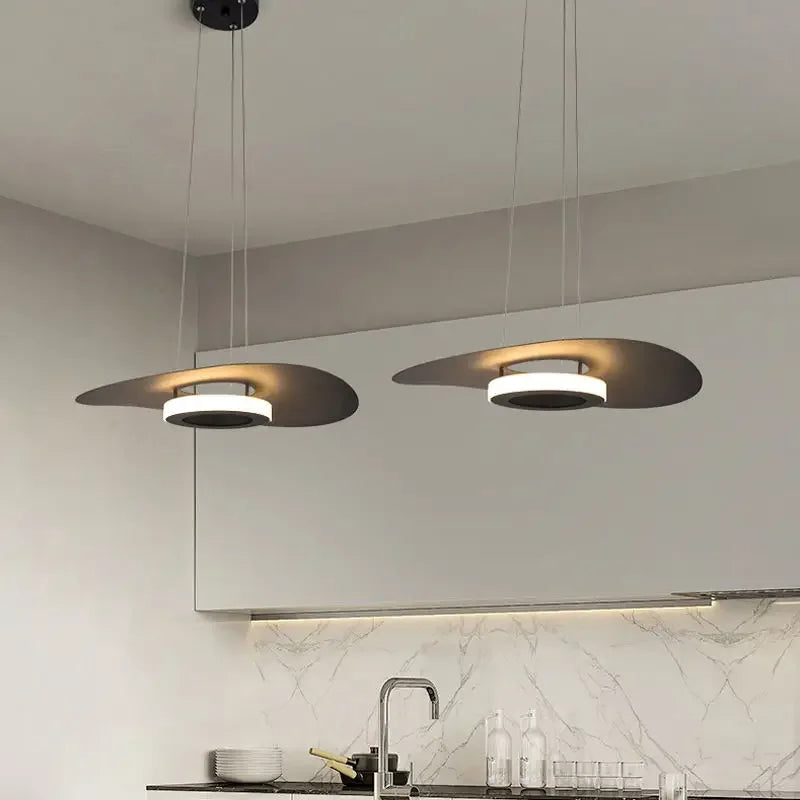 UFO Pendant Lights Chandelier for Dining Living Kitchen Room, Minimalist Designer Art Decor