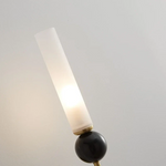 Copper Base Glass Shade Wall Lamp for Modern Living Room Decor