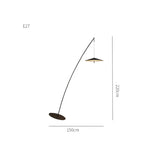 Modern Black Floor Lamp for Living Room & Bedroom Lighting