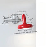 Swing Arm LED Wall Lamp Cream for Living Room Bedside Mirror Light