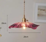Blue Glass Pendant Lights for Bedroom Dinning Living Room