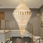 Hollow Chandelier: Luxury Spiral Staircase & Living Room Light for Hotel Lobby