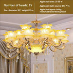 Elegant Crystal Chandelier Living Room Bedroom Lighting