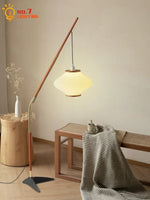Cream Wind Acrylic Designer LED Floor Lamp for Living Room and Bedroom