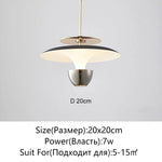 Saucer LED Pendant Lamp for Home Decor and Dining, Designer UFO Light