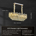 Crystal Light Chandelier: Luxury European Livingroom Lamp 2024 Collection