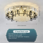 Luxury Crystal Ceiling Light for Living Room, Bedroom, Dining - Modern and Simple