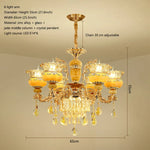 Luxury Jade Crystal Chandelier for Elegant Living Spaces